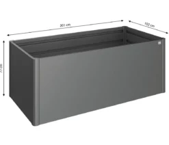 Biohort Metall-HochBeet 2x1, ca. B201,6/H77/T103,1 cm