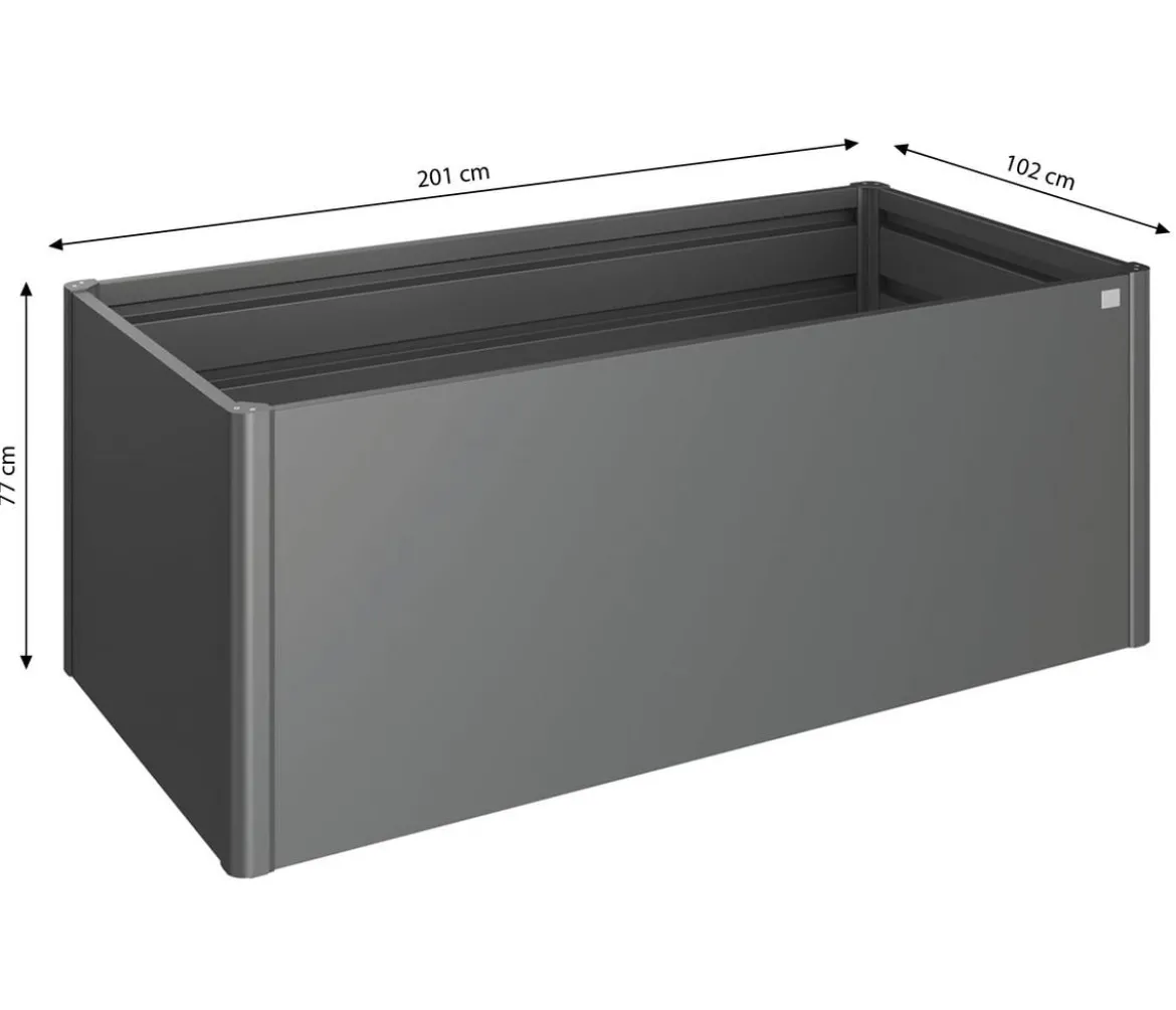 Biohort Metall-HochBeet 2x1, ca. B201,6/H77/T103,1 cm
