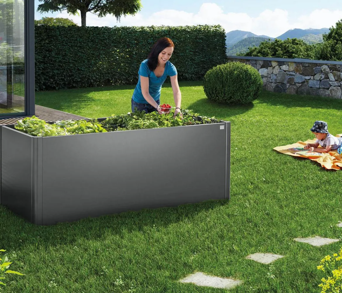 Biohort Metall-HochBeet 2x1, ca. B201,6/H77/T103,1 cm