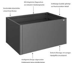Biohort Metall Hochbeet 1,5x1, ca. B152/H77/T103,1 cm