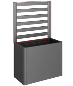 Biohort Metall-Rankgitter für HochBeet DaVinci, ca. B102/H91/T1 cm