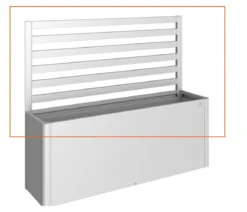 Biohort Metall-Rankgitter für HochBeet 4x1, ca. B397/H91/T4 cm