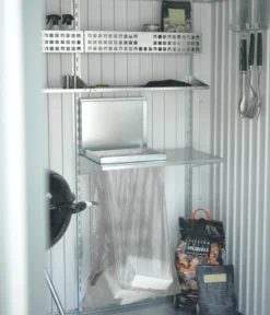 Biohort Müllsackhalterung für Gerätehaus Neo, ca. B72/H16,2/T44,6 cm