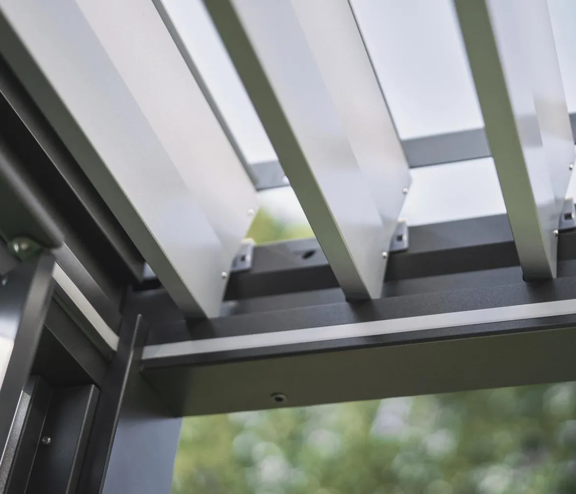 Biohort Pergola 5,5 x 3 einfarbig, ca. B552,5/H264/T312 cm