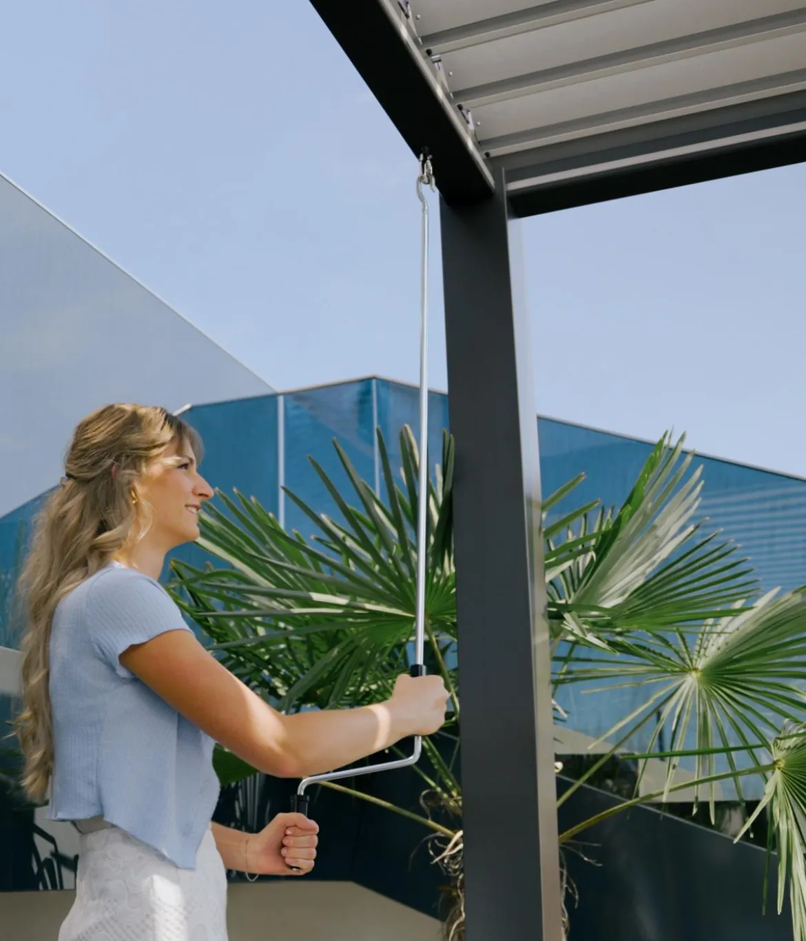 Biohort Pergola 3 x 3 einfarbig, ca. B312/H264/T312 cm