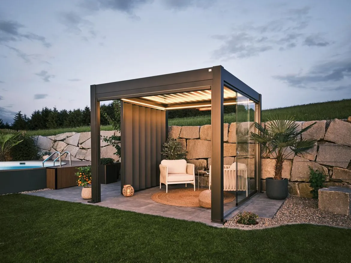 Biohort Pergola 3 x 3 einfarbig, ca. B312/H264/T312 cm