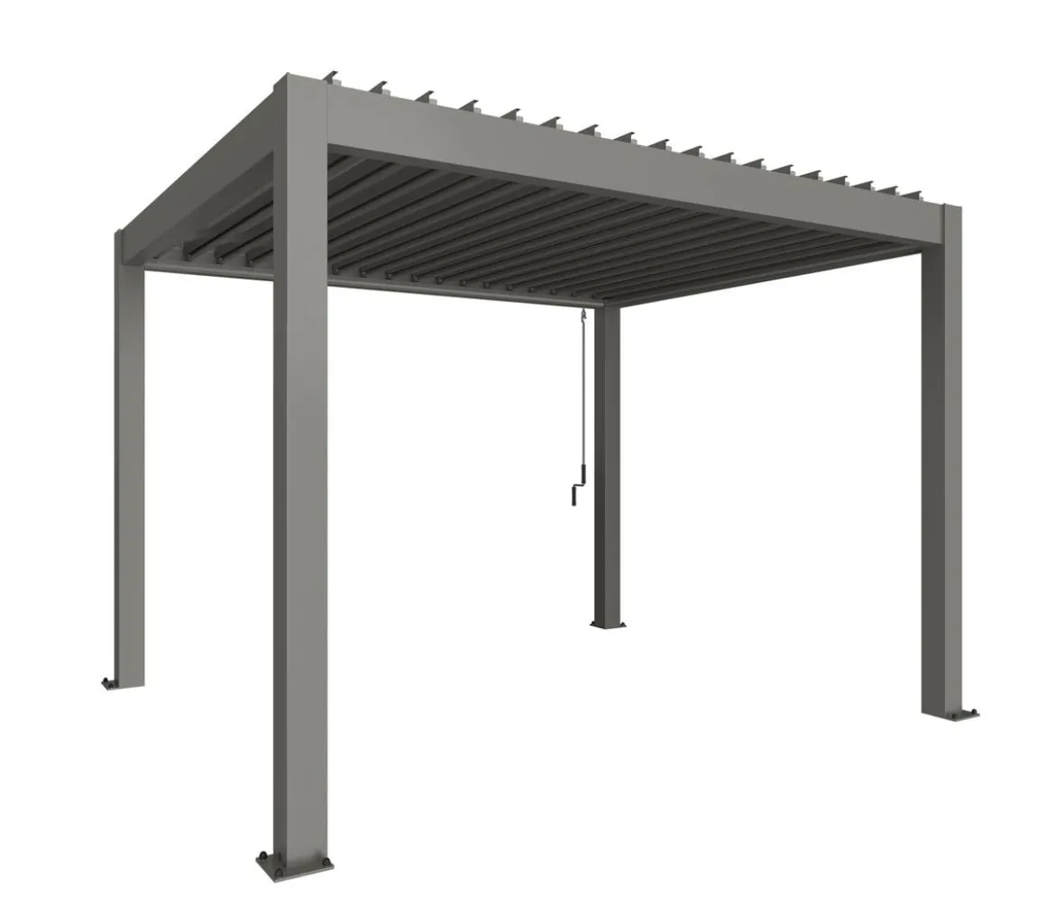 Biohort Pergola 3,5 x 3 einfarbig, ca. B367,5/H264/T312 cm