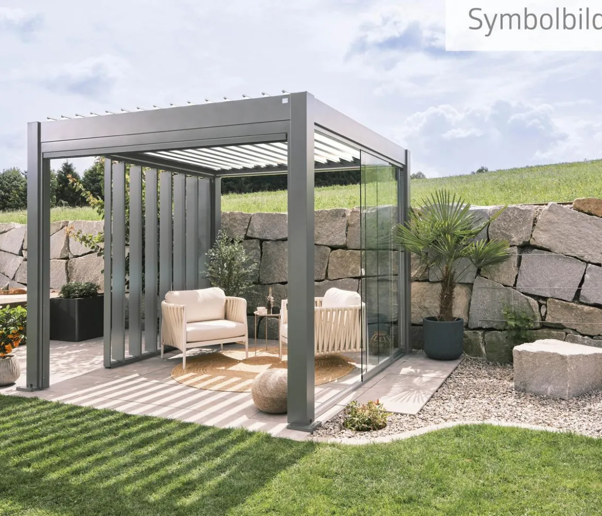 Biohort Pergola 3,5 x 3,5 zweifarbig, ca. B367,5/H264/T367,5 cm