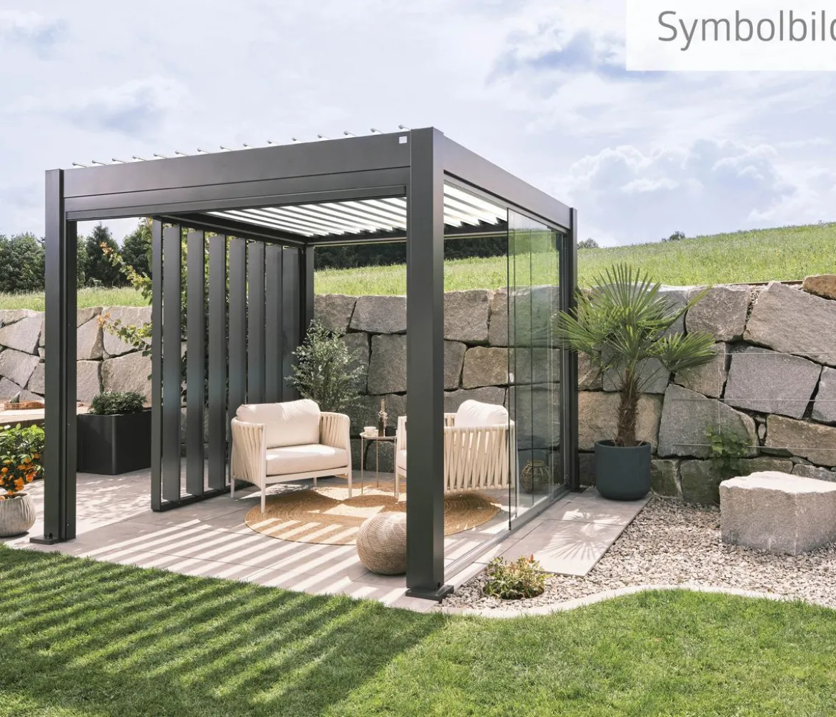 Biohort Pergola 4,5 x 3,5 zweifarbig, ca. B460/H264/T367,5 cm