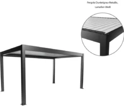 Biohort Pergola 4 x 3,5 zweifarbig, ca. B404,5/H264/T367,5 cm