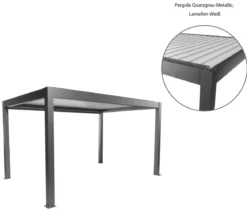 Biohort Pergola 4 x 3,5 zweifarbig, ca. B404,5/H264/T367,5 cm