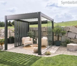 Biohort Pergola 5,5 x 3 zweifarbig, ca. B552,5/H264/T312 cm