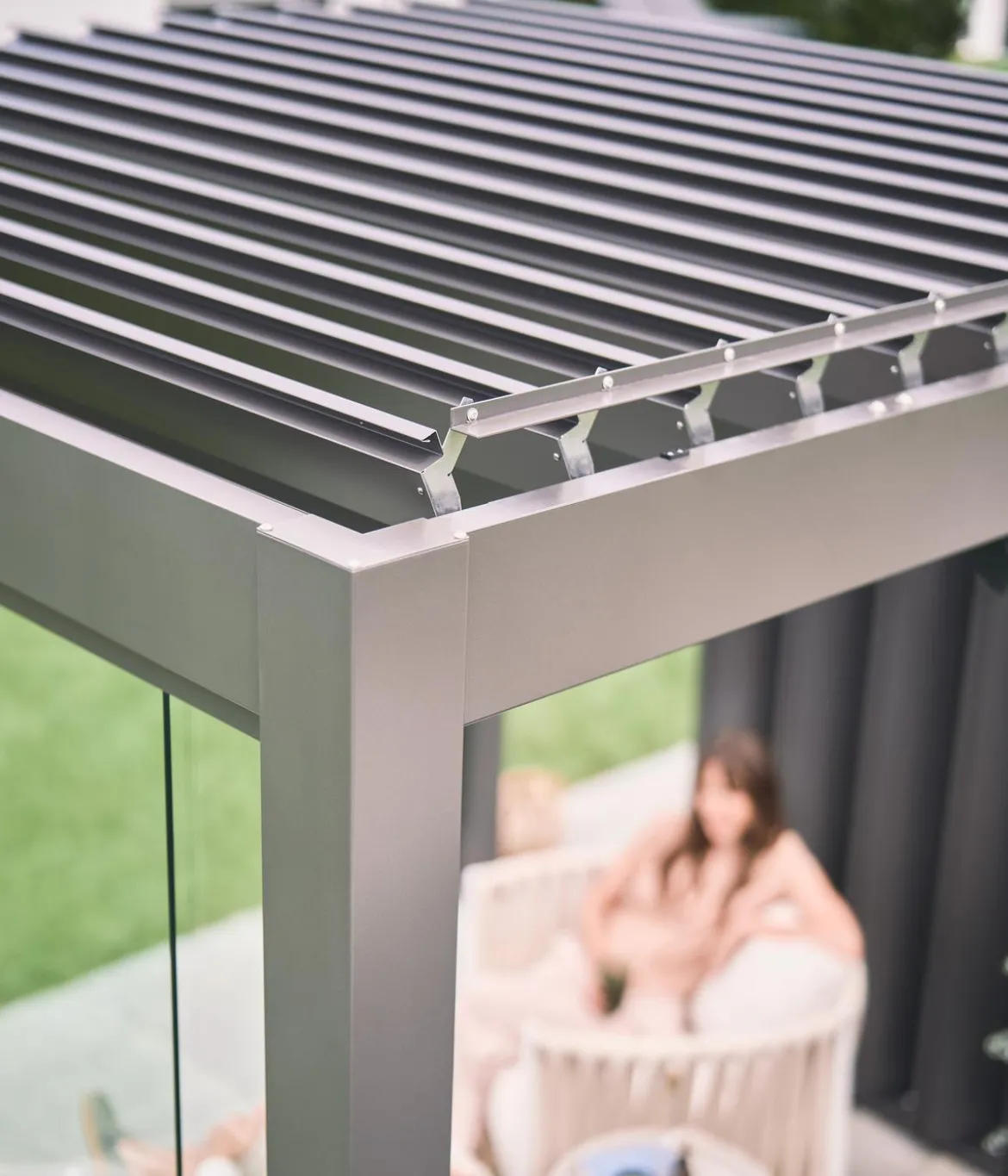 Biohort Pergola 5,5 x 3 zweifarbig, ca. B552,5/H264/T312 cm