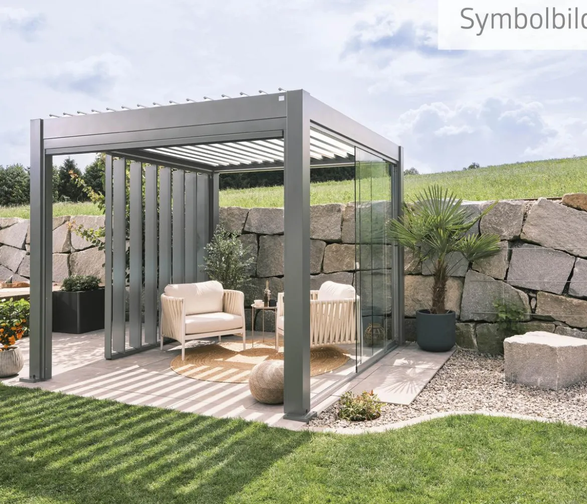 Biohort Pergola 5,5 x 3 zweifarbig, ca. B552,5/H264/T312 cm