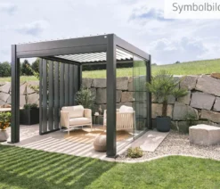 Biohort Pergola 3,5 x 3 zweifarbig, ca. B367,5/H264/T312 cm