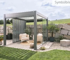 Biohort Pergola 3,5 x 3 zweifarbig, ca. B367,5/H264/T312 cm