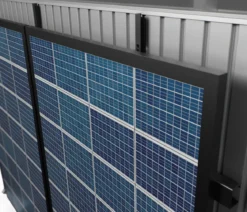 Biohort Photovoltaik-Montageschienen für Gerätehaus Neo