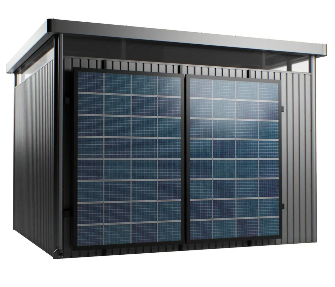 Biohort Photovoltaik-Montageschienen für Gerätehaus Neo