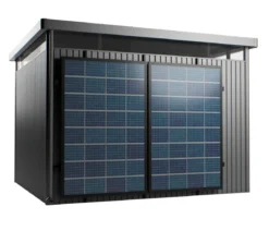 Biohort Photovoltaik-Montageschienen für Gerätehaus Highline/AvantGarde/Panorama