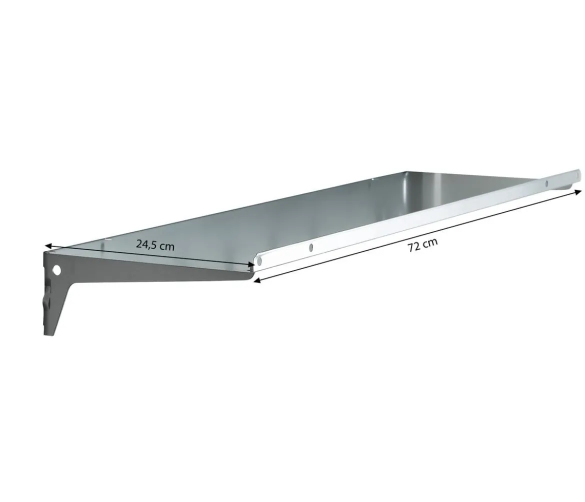 Biohort Regalböden, ca. B72/H7/T24,5 cm, 4er Set