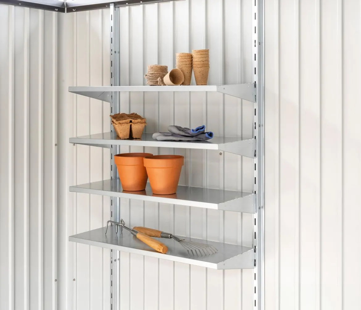 Biohort Regalböden, ca. B72/H7/T24,5 cm, 4er Set