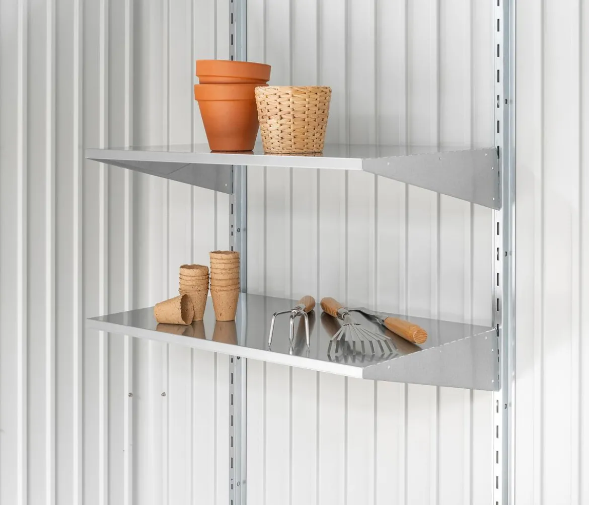 Biohort Regalböden, ca. B72/H7/T43,5 cm, 2er Set