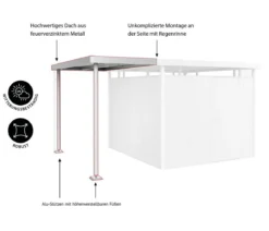 Biohort Seitendach für Gerätehaus HighLine H5/H6