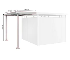Biohort Seitendach für Gerätehaus HighLine H5/H6