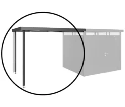 Biohort Seitendach für Gerätehaus HighLine H3