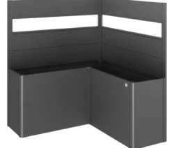 Biohort Sichtschutz Belvedere L150 mit Acrylglas, ca. B152/H91/T152 cm