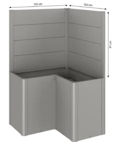 Biohort Sichtschutz Belvedere L100, ca. B102/H91/T102 cm