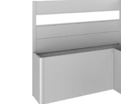 Biohort Sichtschutz Belvedere L200 mit Acrylglas, ca. B201/H91/T201 cm