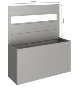 Biohort Sichtschutz Belvedere 150 mit Acrylglas, ca. B152/H91/T4 cm