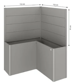 Biohort Sichtschutz Belvedere L150, ca. B152/H91/T152 cm