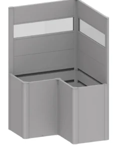Biohort Sichtschutz Belvedere L100 mit Acrylglas, ca. B102/H91/T102 cm