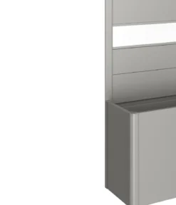 Biohort Sichtschutz Belvedere 100 mit Acrylglas, ca. B102/H91/T4 cm