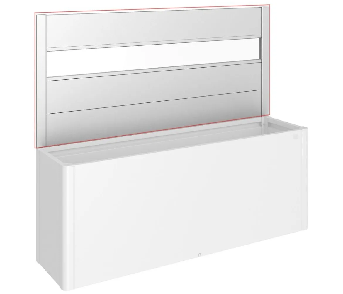 Biohort Sichtschutz mit Acrylglas für HochBeet 4x1, ca. B397/H91/T4 cm