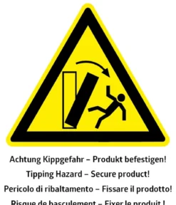 Biohort Terrassenschrank Julia S HIGH, dunkelgrau, ca. B77,7/H180,9/T40,9 cm
