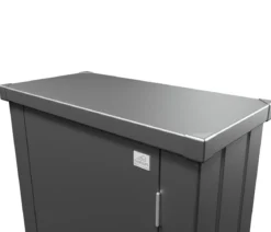 Biohort Terrassenschrank Julia S HIGH, dunkelgrau, ca. B77,7/H180,9/T40,9 cm