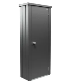 Biohort Terrassenschrank Julia S HIGH, dunkelgrau, ca. B77,7/H180,9/T40,9 cm