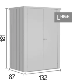 Biohort Terrassenschrank Romeo L High, ca. B132/H181/T87 cm