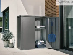 Biohort Terrassenschrank Romeo L High, ca. B132/H181/T87 cm