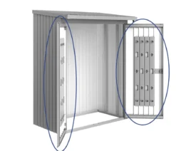 Biohort Türpaket WoodStock® 150