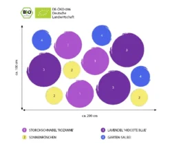 Bio Stauden-Set Rosenbegleiter, 12-teilig