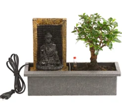 Bonsai, mit Brunnen