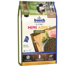 bosch Trockenfutter für Hunde Mini Adult, Geflügel & Hirse