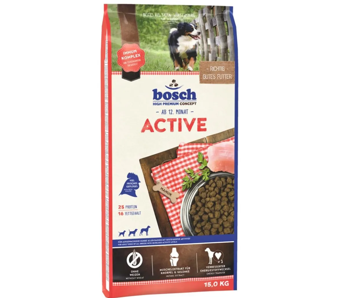 bosch Trockenfutter für Hunde Active