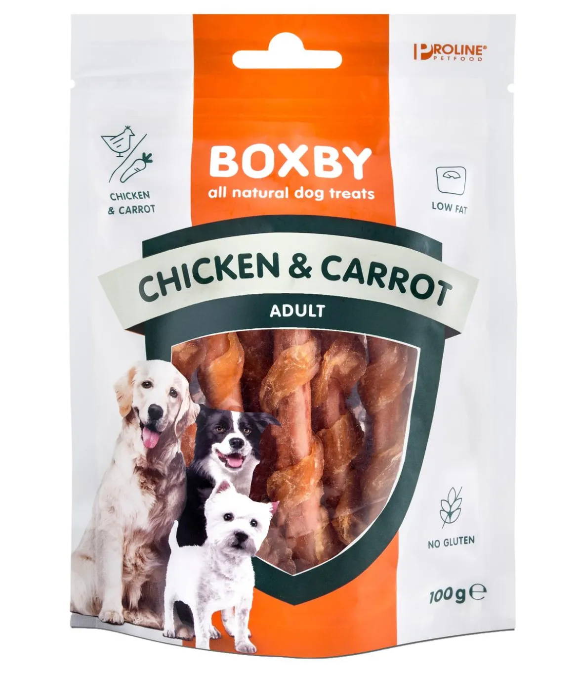 Boxby Hundesnack Chicken & Carrot, 100 g