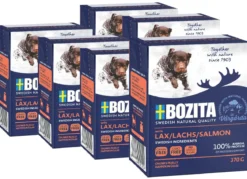 BOZITA Nassfutter für Hunde Häppchen in Gelee, 6 x 370 g