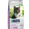BOZITA Trockenfutter für Katzen Hair & Skin Wheat Free Salmon, Lachs, 10 kg